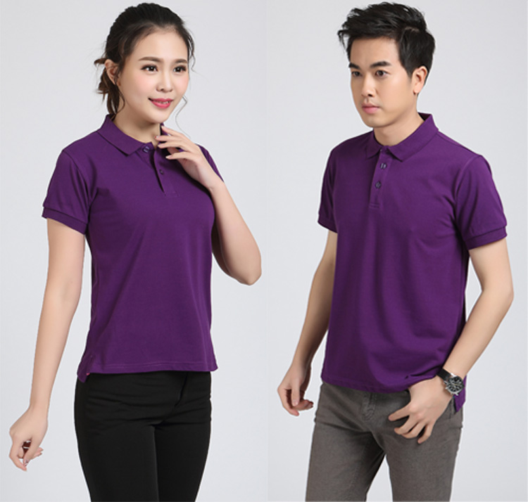 定制POLO衫廣告文化衫定做短袖工作服班服翻領(lǐng)T恤印字LOGO團體服(圖9)