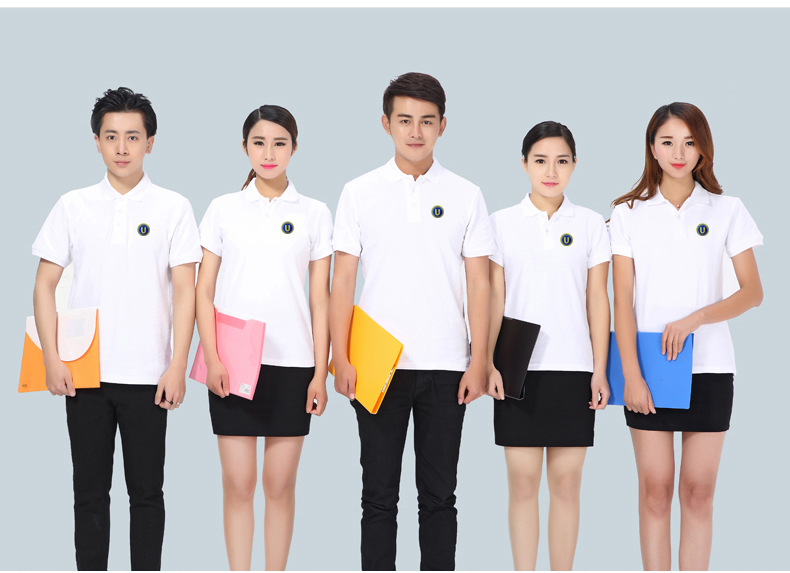 polo衫定制刺繡印字t恤翻領(lǐng)工作服短袖定做文化訂企業(yè)體恤logo桖(圖17)
