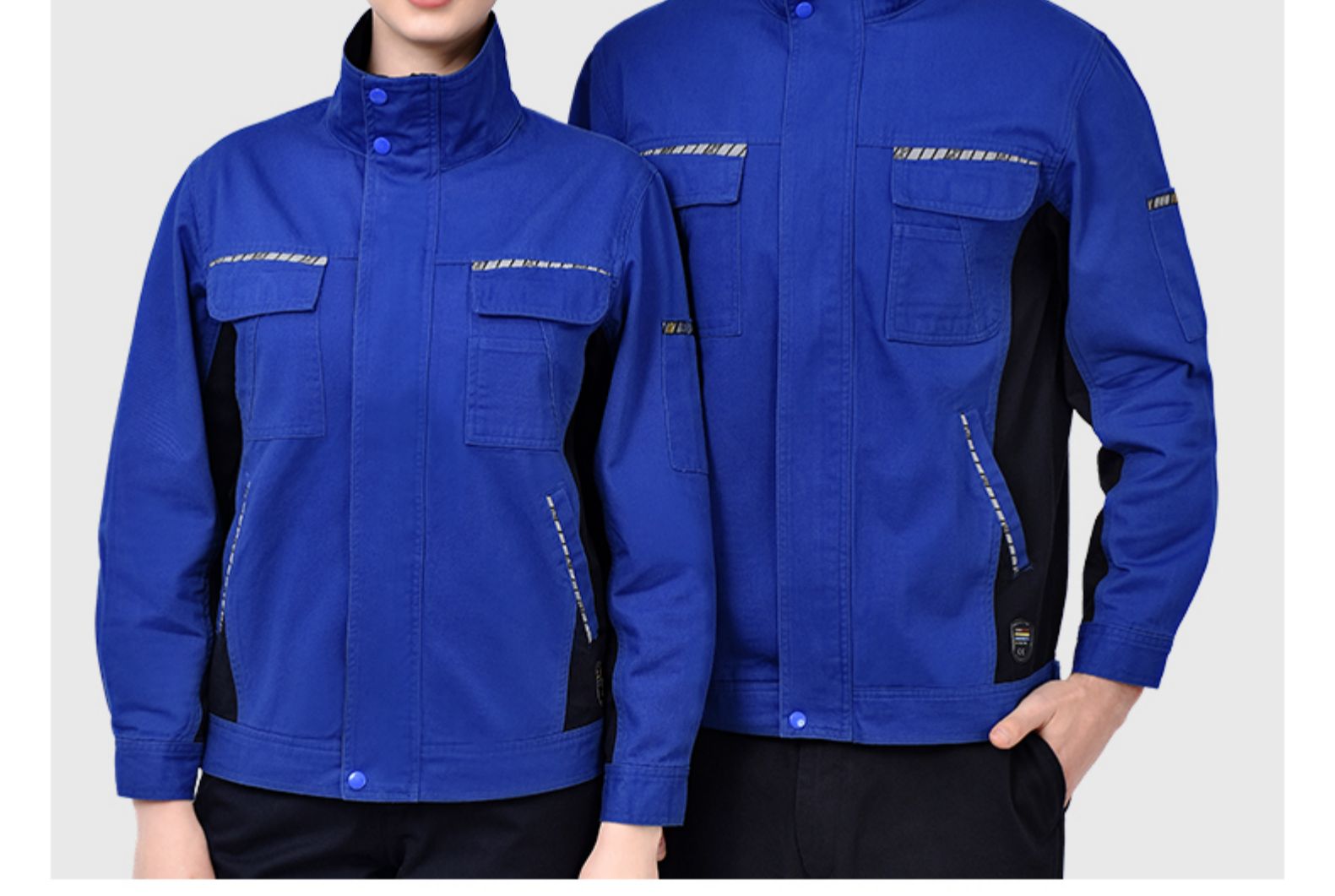 純棉秋冬季長(cháng)袖工作服套裝男士維修汽修服全棉電焊防燙阻燃勞保服(圖33)