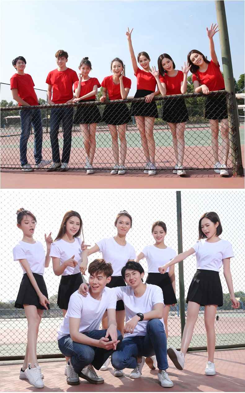 班服同學(xué)聚會(huì )衣服定制廣告POLO衫t 恤夏季短袖印字logo純棉工作服(圖16)