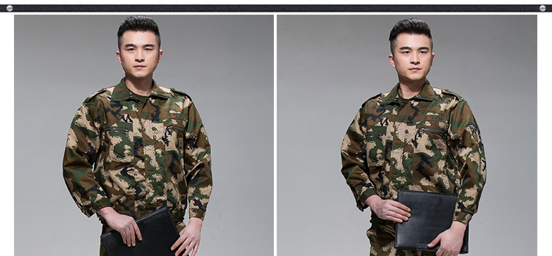 迷彩服套裝男夏季戶(hù)外作訓服學(xué)生軍訓服軍裝工作服軍迷服裝(圖26)