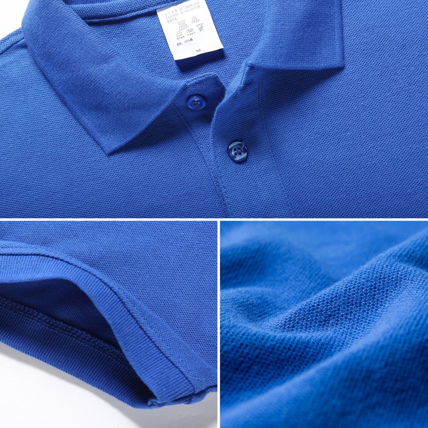 polo衫定制刺繡印字t恤翻領(lǐng)工作服短袖定做文化訂企業(yè)體恤logo桖(圖5)