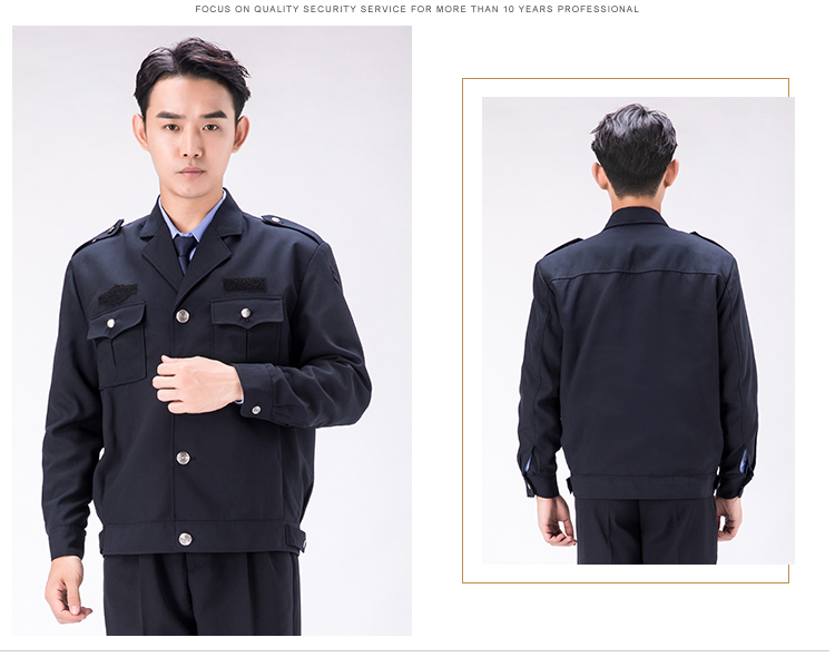 2011新式保安服春秋套裝工作制服加厚物業(yè)安保冬裝長(cháng)袖秋冬季服裝(圖16)