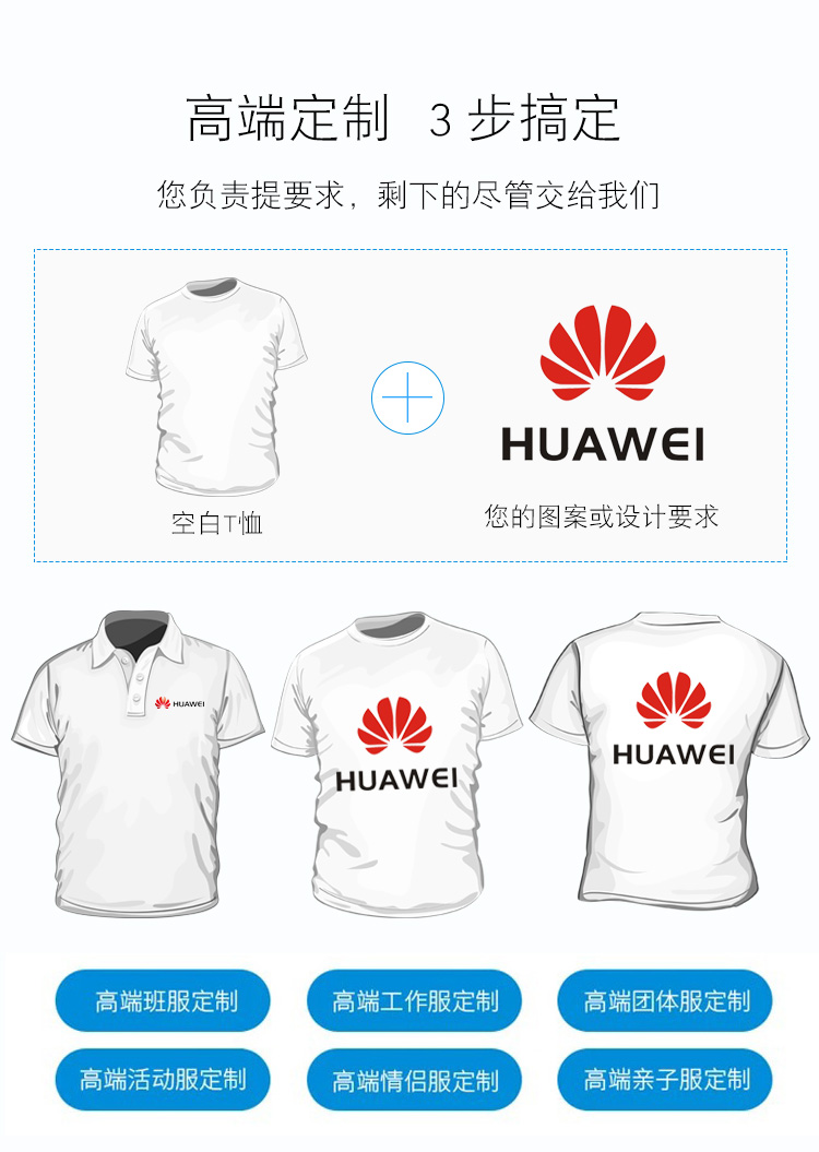 翻領(lǐng)廣告衫定做工作服夏短袖團體服diy定制t恤文化衫polo衫印logo(圖4)