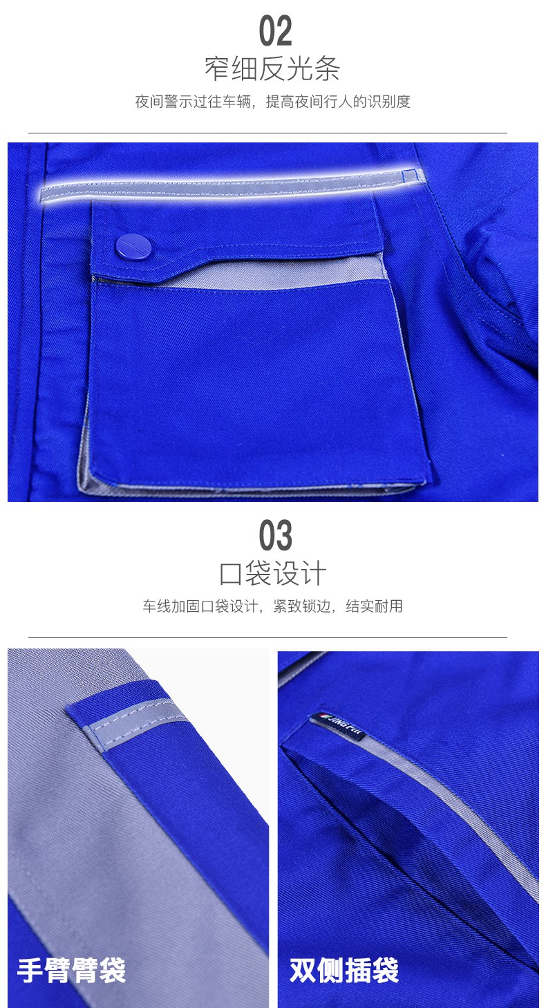 冬季工作服棉衣男 加厚勞保棉襖耐磨防寒棉服 工裝上衣(圖16)