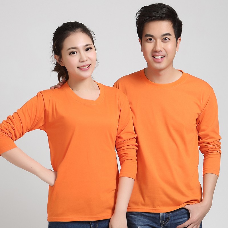 長(cháng)袖廣告衫定制工作服T恤同學(xué)會(huì )圓領(lǐng)純棉polo衫印字logo文化衫(圖29)