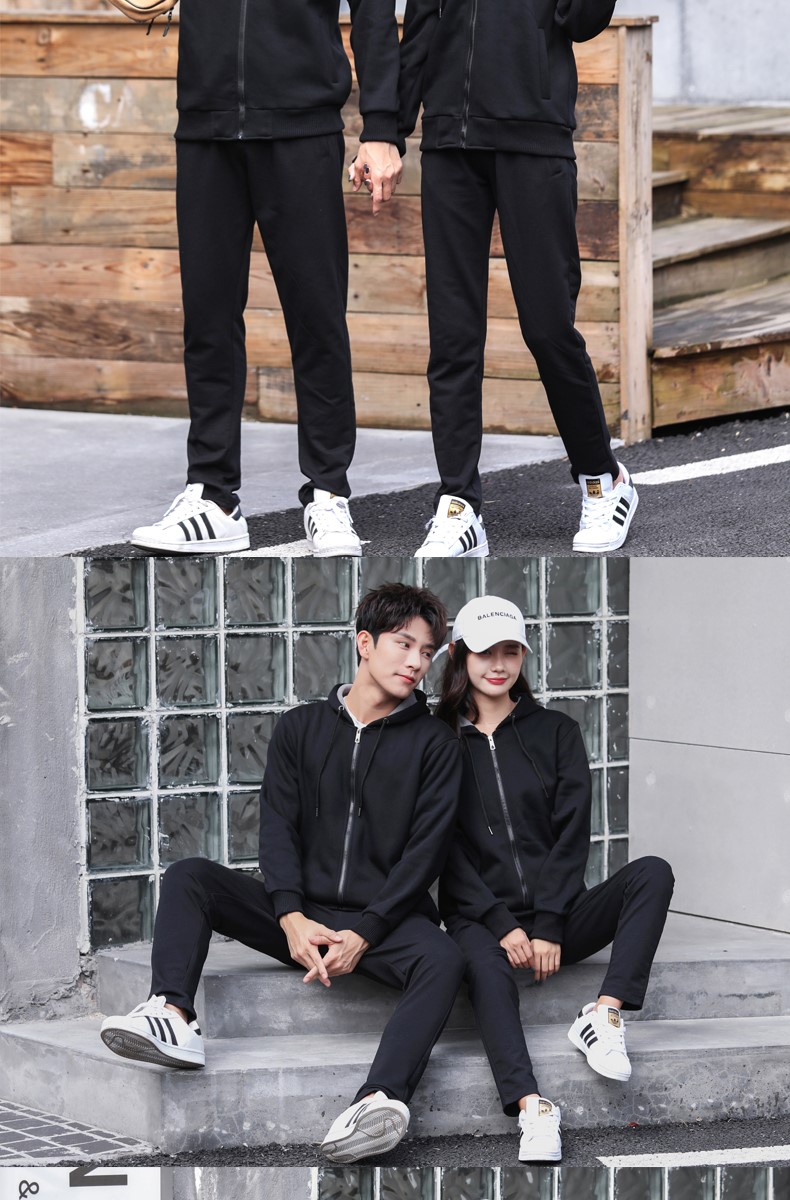 加絨帶帽衛衣女工作服秋冬裝定制班服團體活動(dòng)衫男服務(wù)員印字diy(圖18)
