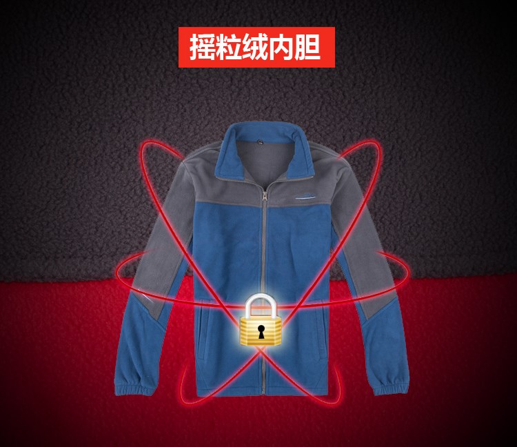 秋冬大紅色沖鋒衣男女大碼定制牛欄山汽車(chē)4s店工作服印字刺繡logo(圖9)