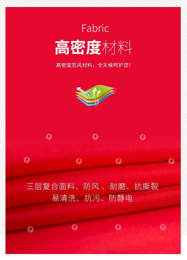 秋冬款酒店工作服工衣外套飯店快餐店超市餐飲服務(wù)員風(fēng)衣工裝定制(圖6)