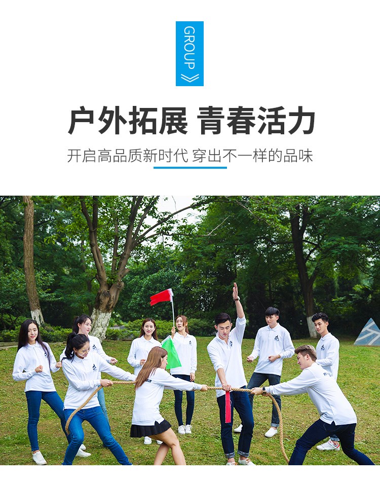 翻領(lǐng)polo衫長(cháng)袖定制t恤印字logo訂制刺繡工作服廣告文化衫diy衣服(圖5)