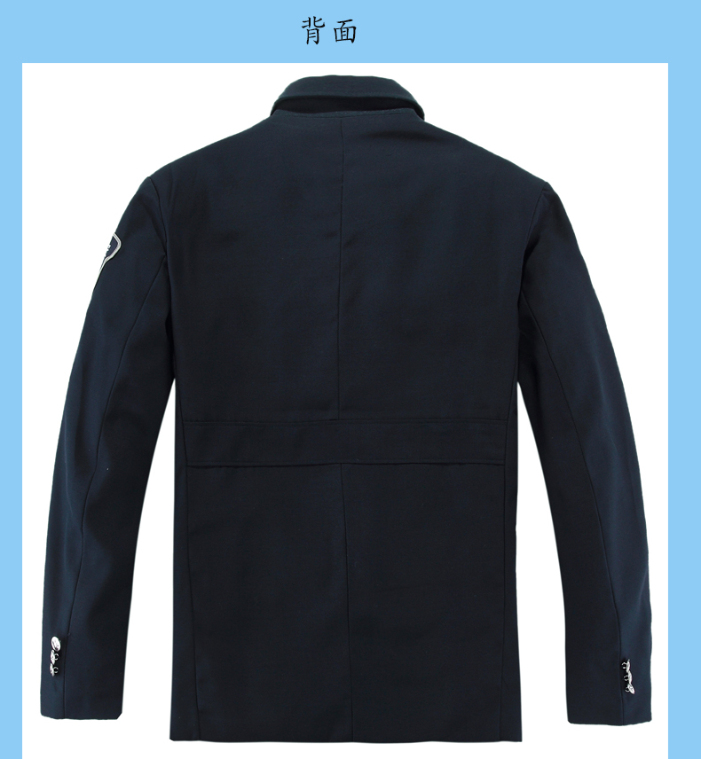 保安制服春秋裝套裝新式保安服酒店學(xué)校工作服保安西服春季保安服(圖10)