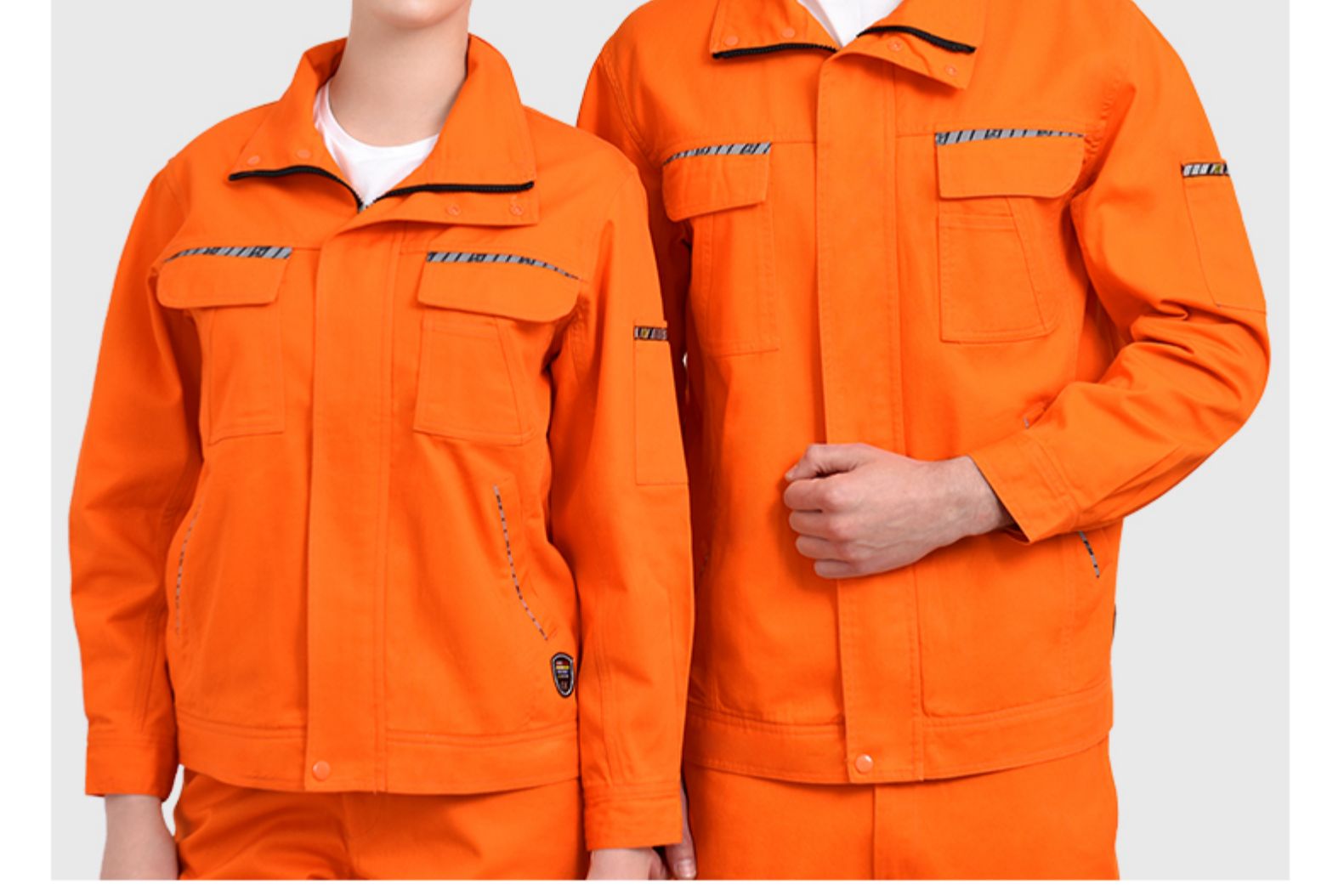 純棉秋冬季長(cháng)袖工作服套裝男士維修汽修服全棉電焊防燙阻燃勞保服(圖25)