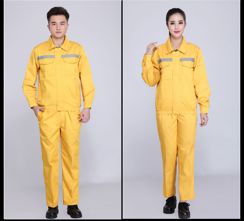 園林綠化工作服套裝男士反光條環(huán)衛服工程服定制反光條勞保服(圖25)