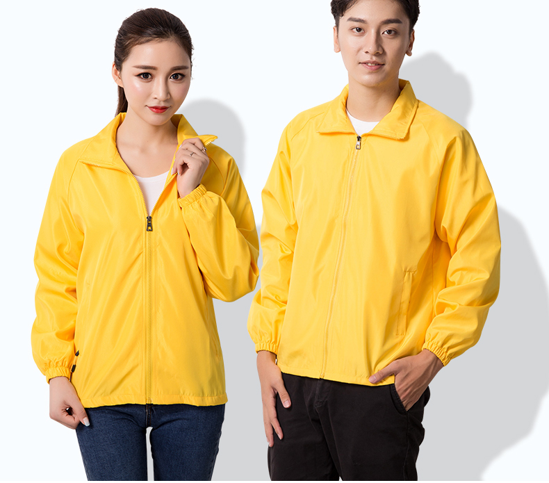 班服定制風(fēng)衣印logo字廣告diy秋季男女潮流寬松運動(dòng)會(huì )外套工作服(圖13)