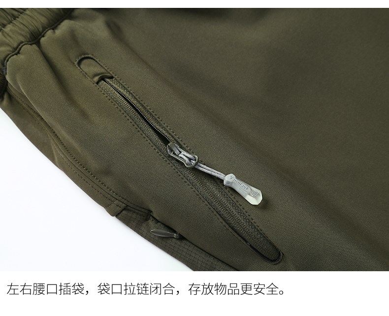 軟殼沖鋒褲男冬季戶(hù)外運動(dòng)登山褲釣魚(yú)加絨加厚防風(fēng)保暖抓絨褲子(圖19)