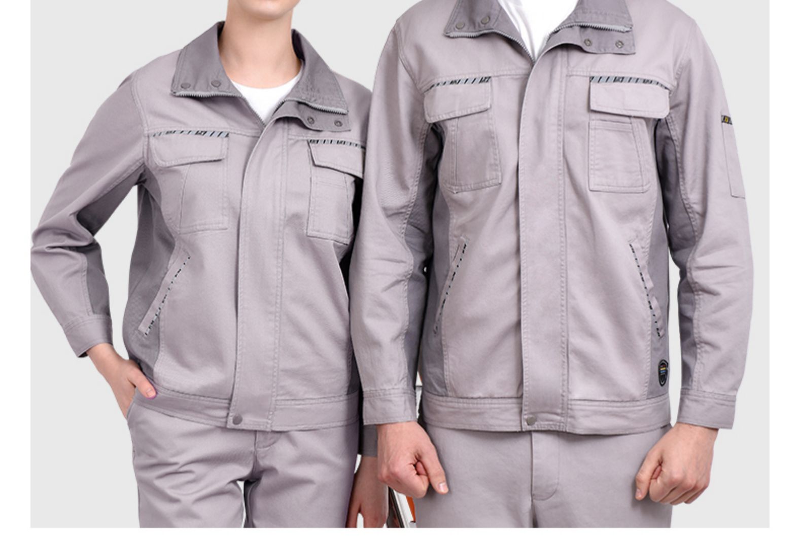 純棉秋冬季長(cháng)袖工作服套裝男士維修汽修服全棉電焊防燙阻燃勞保服(圖19)