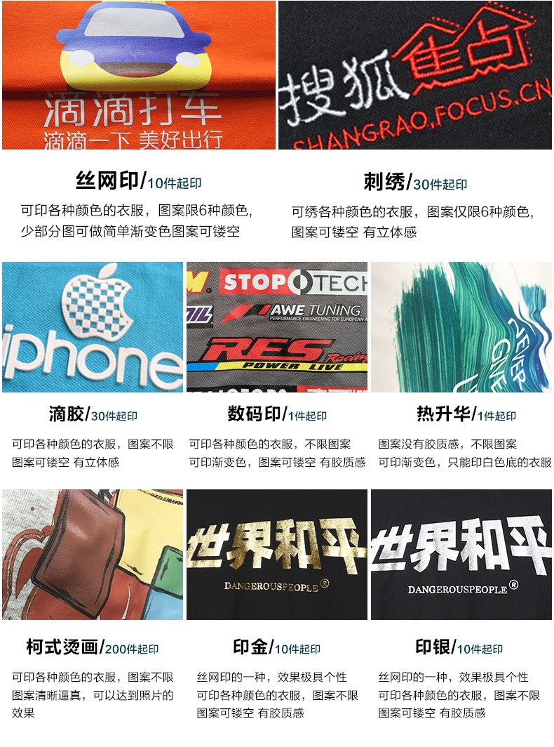同學(xué)聚會(huì )t恤定制工作衣服裝團體班服文化衫同學(xué)會(huì )logo短袖印字diy(圖23)