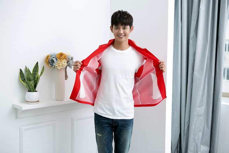 印logo定制志愿者馬甲義工工作服公益活動(dòng)服裝v領(lǐng)背心純棉紅馬甲(圖48)