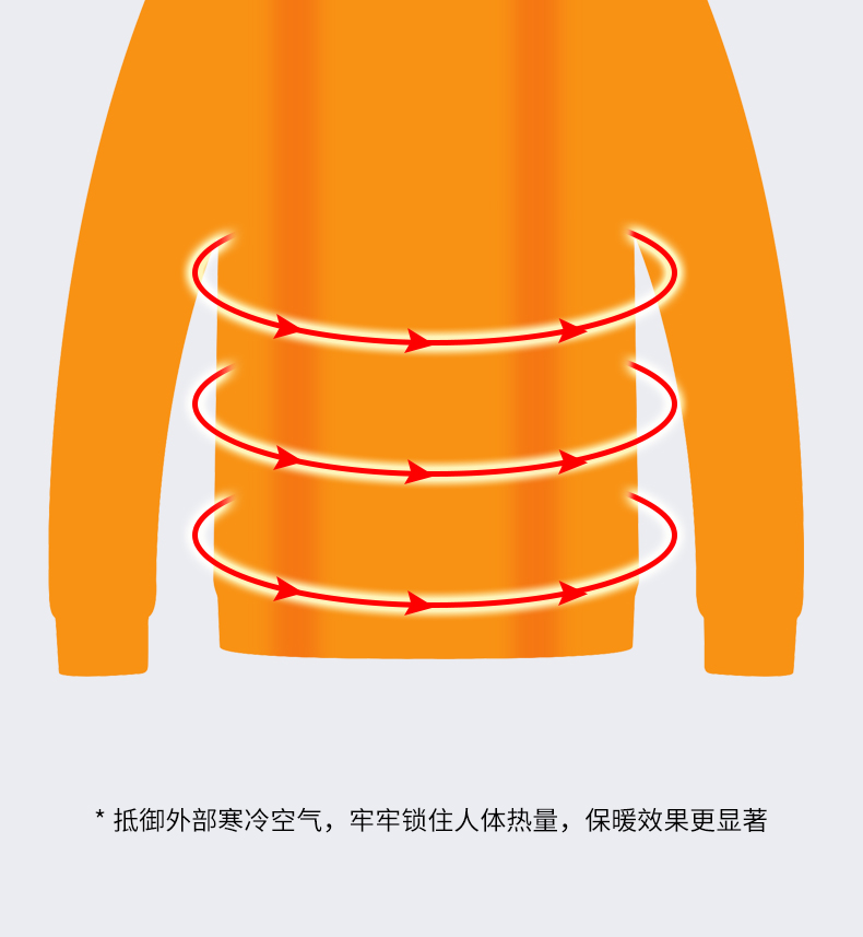班服衛衣定制聚會(huì )團體旅游超市工裝定做加厚秋冬長(cháng)袖外套印logo(圖8)