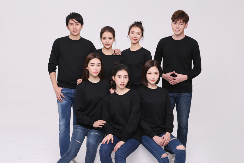 純棉圓領(lǐng)衛衣工作服定制logo加厚企業(yè)文化衫定做無(wú)帽廣告團體服裝(圖20)