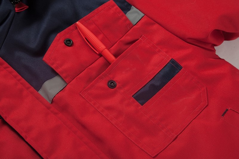 工作服棉衣防寒勞保加厚工程服冬裝汽修維修師男廠(chǎng)服反光條棉襖(圖25)