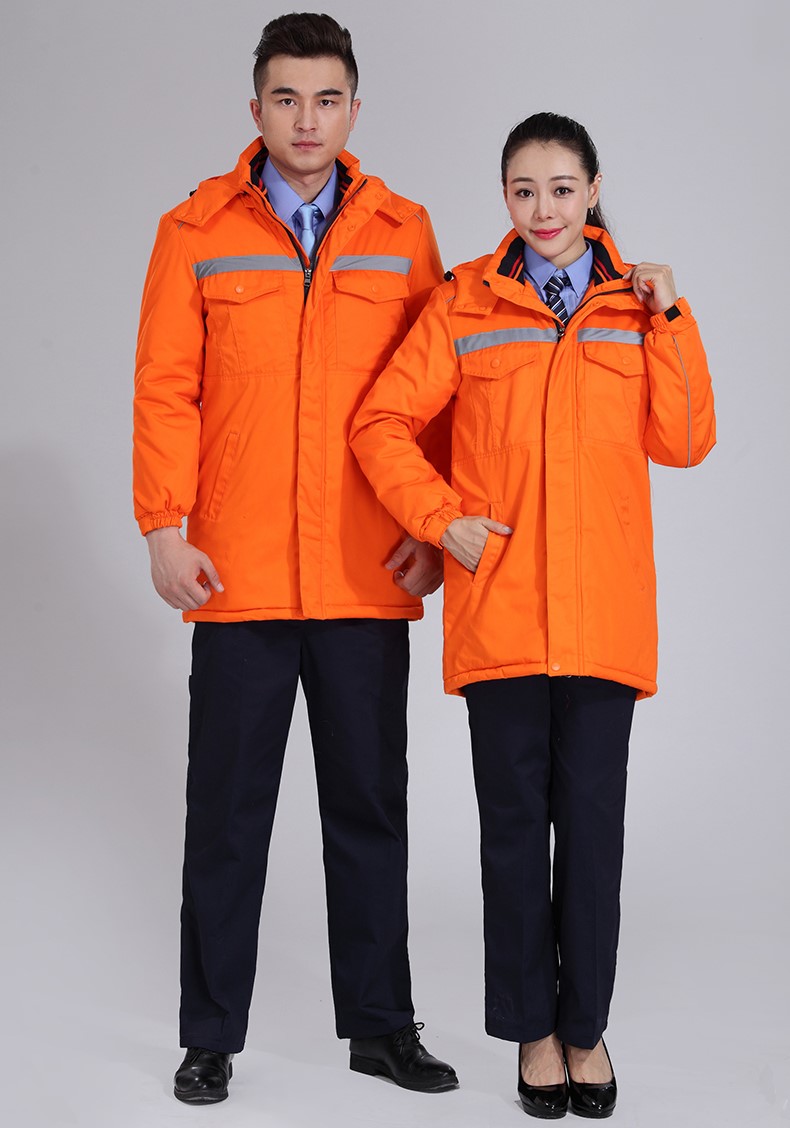 冬季工作服棉服男 加厚工作服棉衣工程汽修勞保服棉襖環(huán)衛棉大衣(圖18)