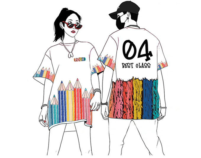 夏季班服定制t恤學(xué)生運動(dòng)會(huì )全身印短袖會(huì )服畢業(yè)聚會(huì )工作服定做(圖3)
