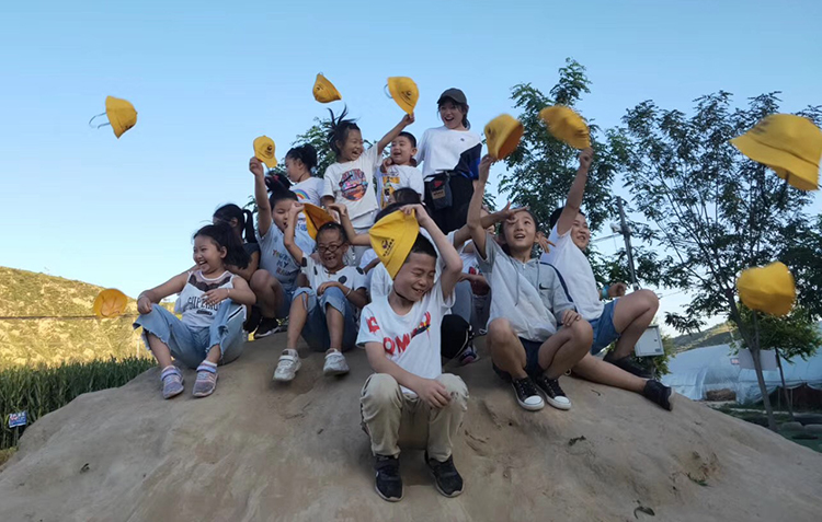 幼兒園秋冬帽子定做日本小朋友小學(xué)生安全小黃帽兒童漁夫帽定制男(圖2)