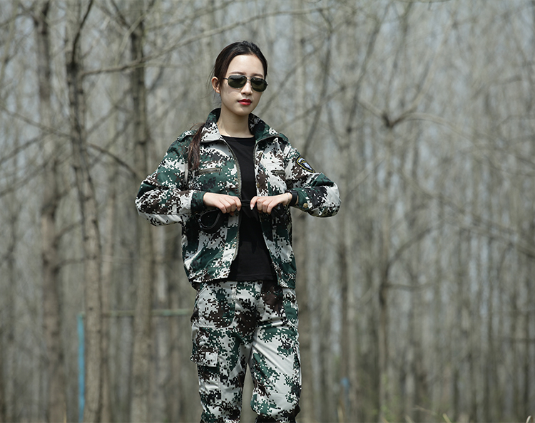 荒漠叢林迷彩服套裝男特種兵學(xué)生薄款耐磨軍訓服軍裝女勞保工作服(圖10)