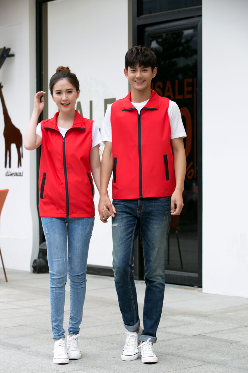 志愿者馬甲定制工作服活動(dòng)廣告宣傳背心定做義工馬夾工裝印字logo(圖61)