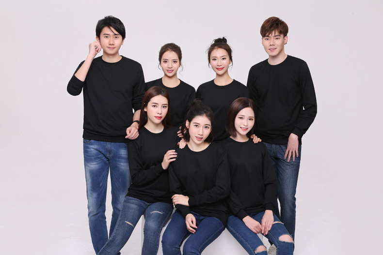 純棉圓領(lǐng)衛衣工作服定制logo加厚企業(yè)文化衫定做無(wú)帽廣告團體服裝(圖21)