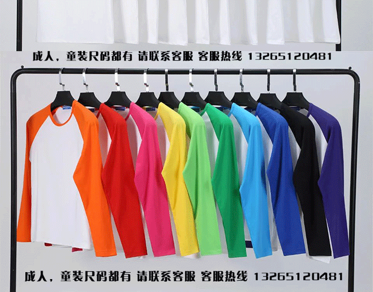 班服定制夏季t恤純棉短袖同學(xué)生聚會(huì )全身印diy文化衫訂做印字logo(圖12)