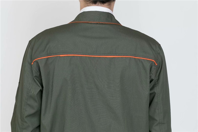 春秋長(cháng)袖工作服套裝男秋冬定制耐磨汽修廠(chǎng)服工裝電焊服勞保服(圖17)
