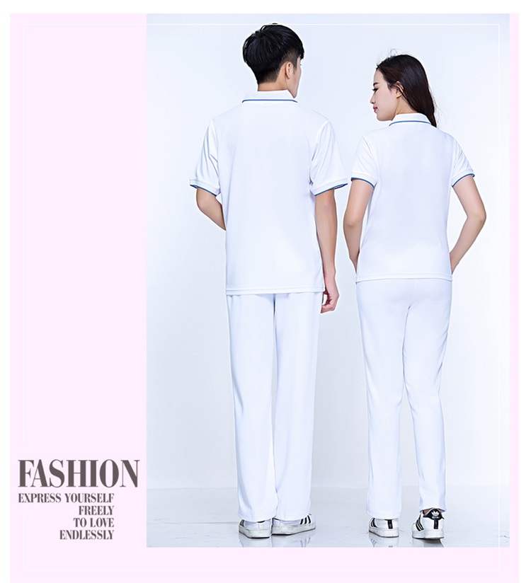 夏季情侶運動(dòng)短袖t恤男女速干透氣POLO衫團體定制logo工作服上衣(圖24)
