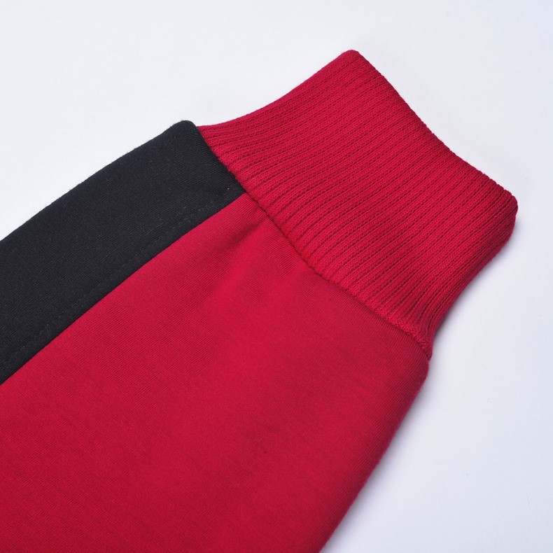 秋冬裝快餐火鍋店服務(wù)員工作服長(cháng)袖衛衣定制超市工裝加厚外套印字(圖11)