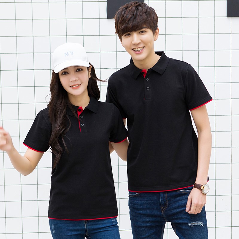 polo衫定制t恤短袖工作服印字Logo文化廣告衫定做工衣團體服刺繡(圖7)