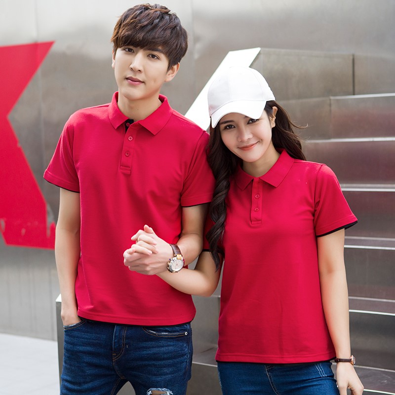 polo衫定制t恤短袖工作服印字Logo文化廣告衫定做工衣團體服刺繡(圖2)