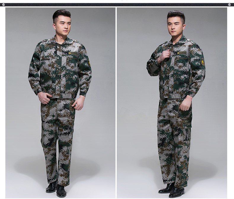 迷彩服套裝男夏季戶(hù)外作訓服學(xué)生軍訓服軍裝工作服軍迷服裝(圖31)