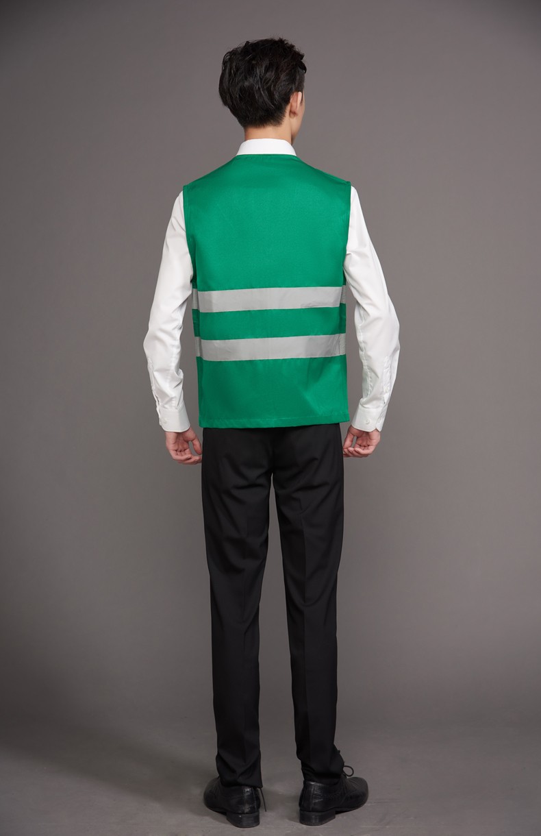 工作服馬甲定制印LOGO建筑工程施工反光條安全背心外賣(mài)送餐員制服(圖24)