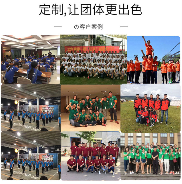 2018新款男式polo衫定制 長(cháng)袖棉質(zhì)立領(lǐng)工作服可印Logo定制設計(圖5)
