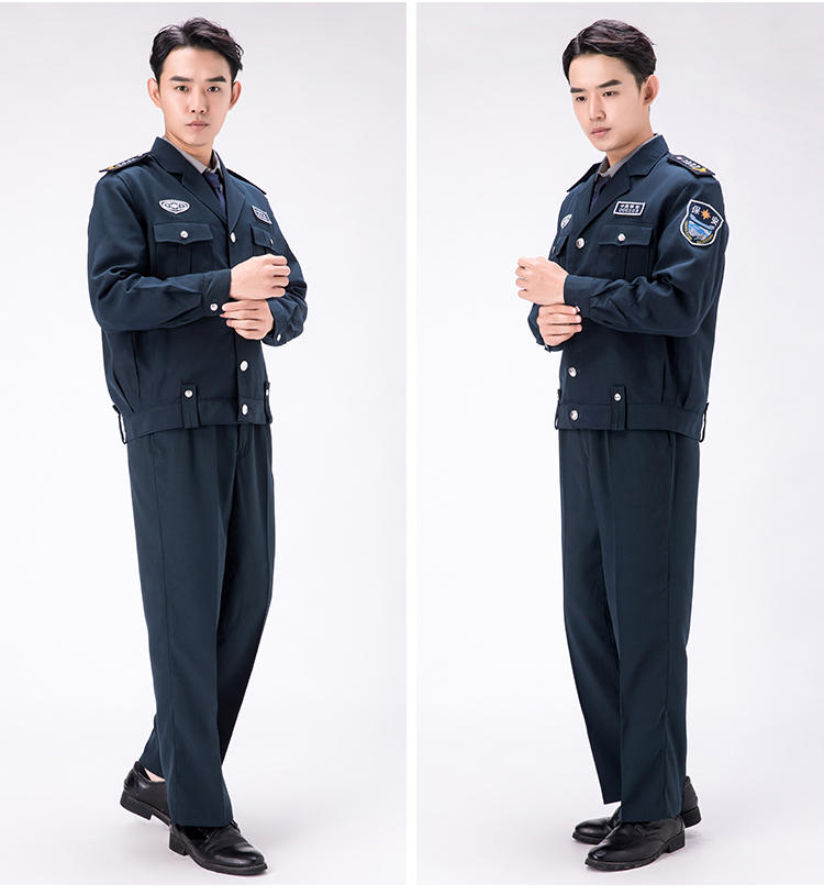 2011新式保安服春秋套裝工作制服加厚物業(yè)安保冬裝長(cháng)袖秋冬季服裝(圖24)
