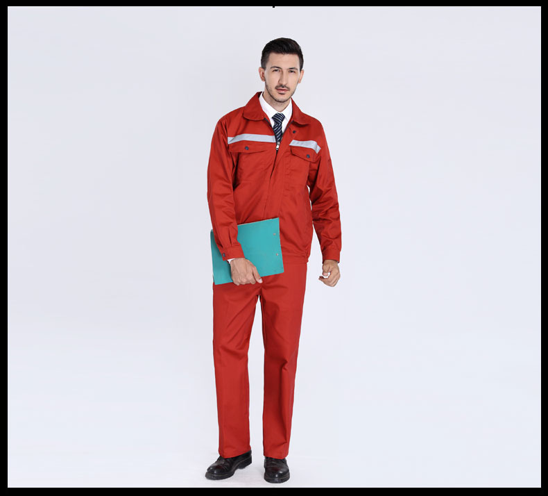 園林綠化工作服套裝男士反光條環(huán)衛服工程服定制反光條勞保服(圖10)