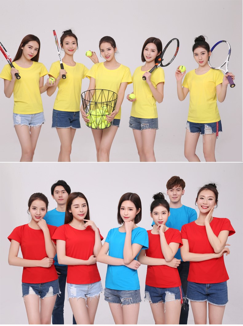 班服同學(xué)聚會(huì )衣服定制廣告POLO衫t 恤夏季短袖印字logo純棉工作服(圖18)