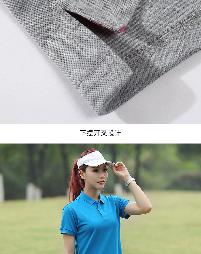 男士短袖t恤工作服春夏季男女裝旅游團隊服純色polo衫團體服定制(圖16)