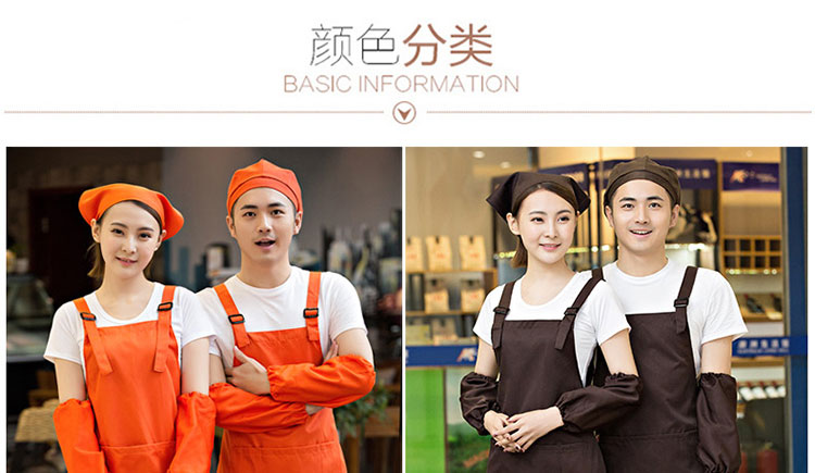 純手工阿膠糕圍裙定制logo印字繡字廚房家用男女時(shí)尚工作(圖10)