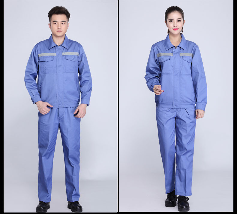園林綠化工作服套裝男士反光條環(huán)衛服工程服定制反光條勞保服(圖23)