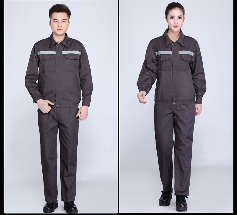 園林綠化工作服套裝男士反光條環(huán)衛服工程服定制反光條勞保服(圖19)