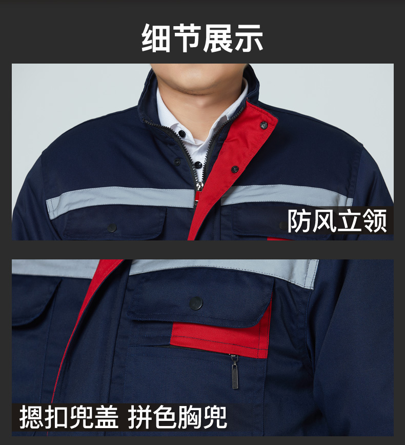 冬季工作服棉衣男加厚活里活面棉服防寒工裝上衣耐磨棉襖汽修服(圖17)